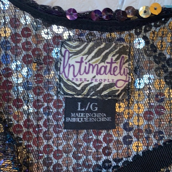 Free People Multicolor Sequin Chemise - Picture 2 of 5